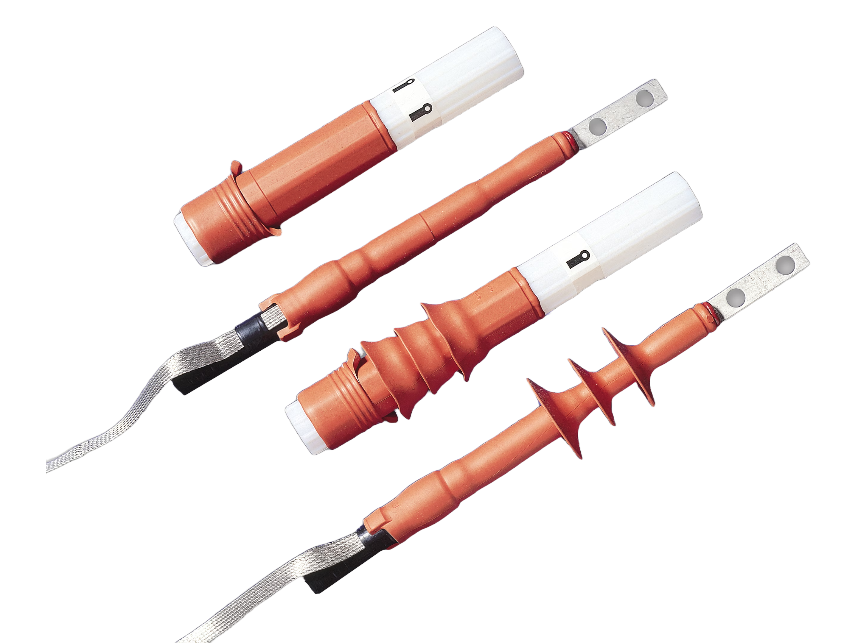 TFT-E 35 kV | Terminal de contracción en frío / premoldeada con zapata (lug) para cable apantallado 35 kV