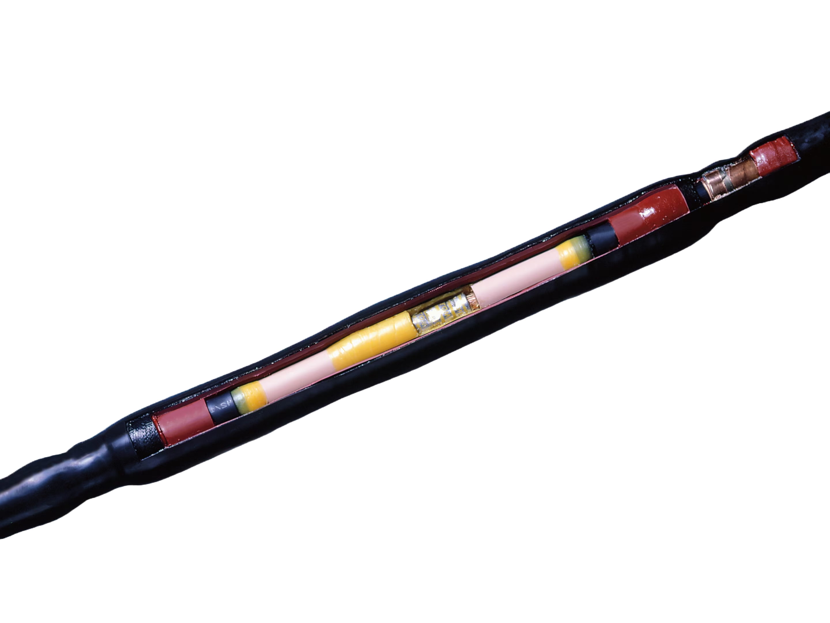 HVS-15 | Empalme termocontráctil 15 kV con continuidad de pantalla y sellado confiable